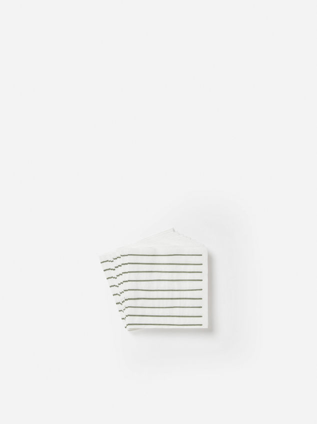 Stripe Cocktail Napkin Pack/20