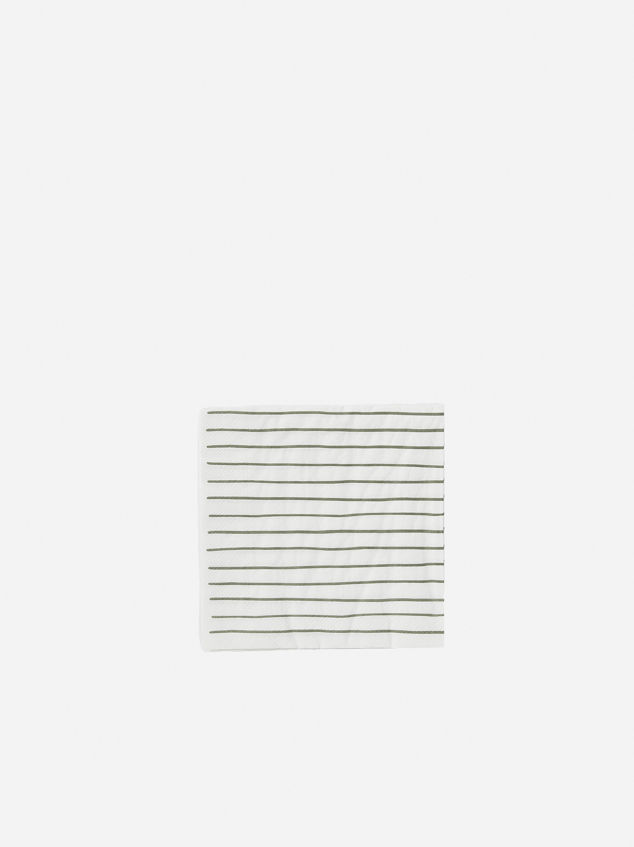 Stripe Dinner Napkin Pack/20