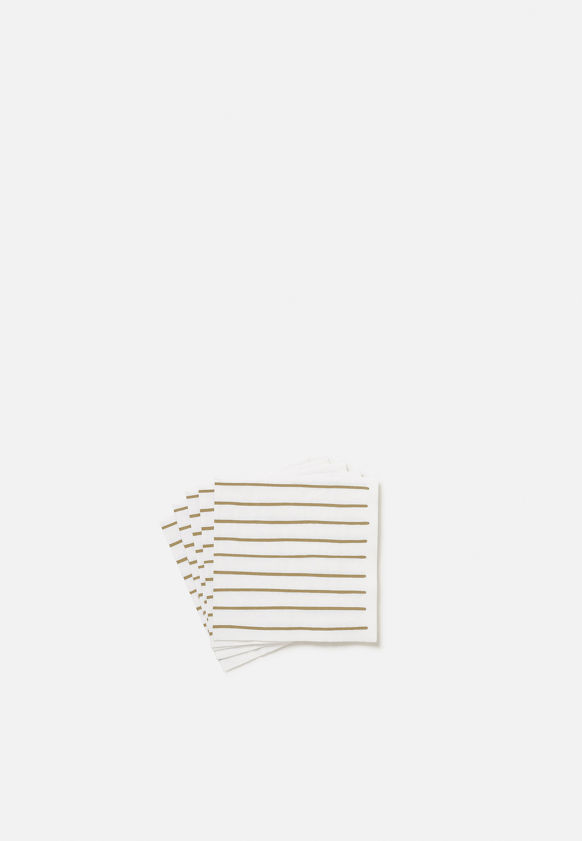 Stripe Cocktail Napkin Pack/20