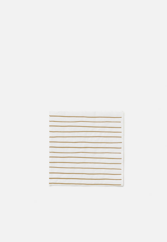 Stripe Dinner Napkin Pack/20