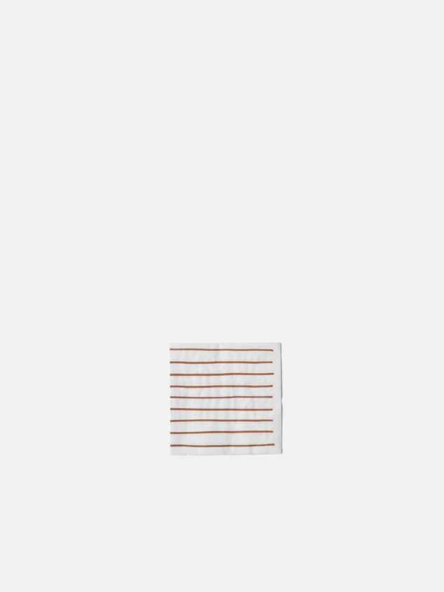 Stripe Cocktail Napkin Pack/20