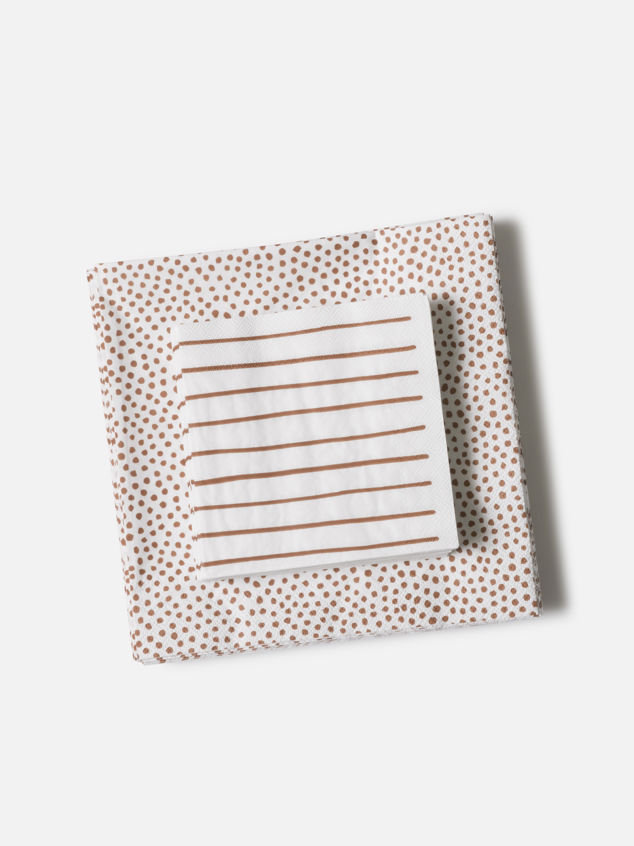 Stripe Cocktail Napkin Pack/20