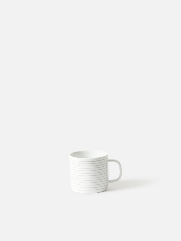 Porcelain Stripe Coffee Cup Set/4