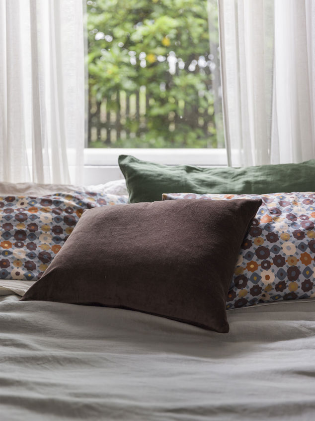 Cotton Velvet Cushion Cover