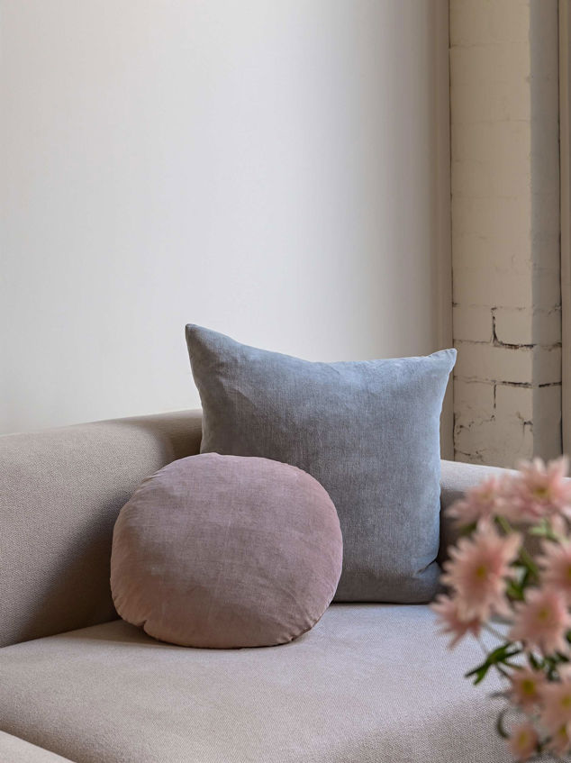 Velvet Round Cushion Cover