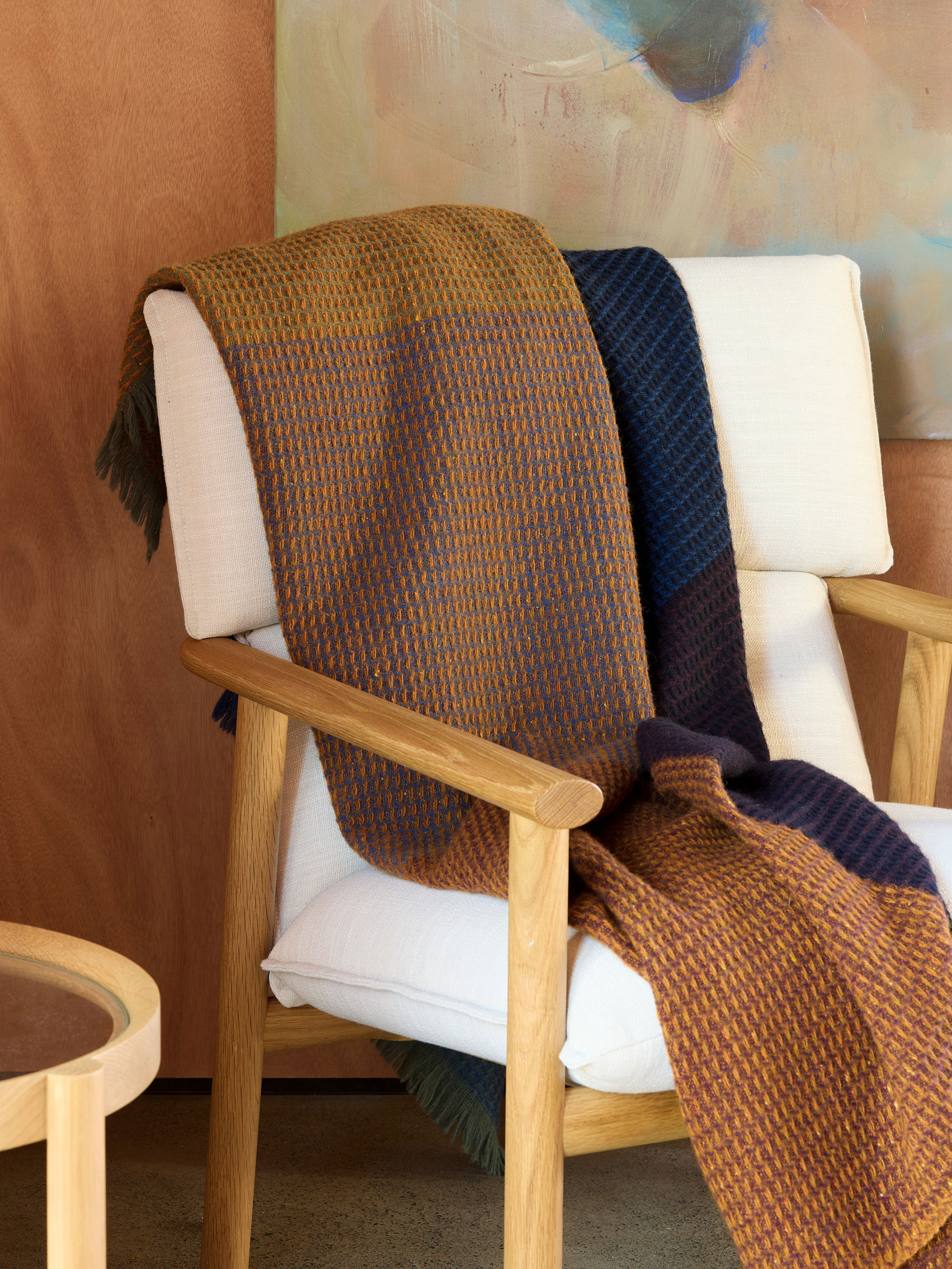 Waffle Wool Blanket