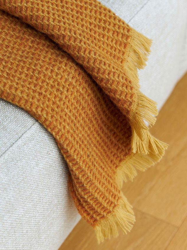 Waffle Wool Blanket