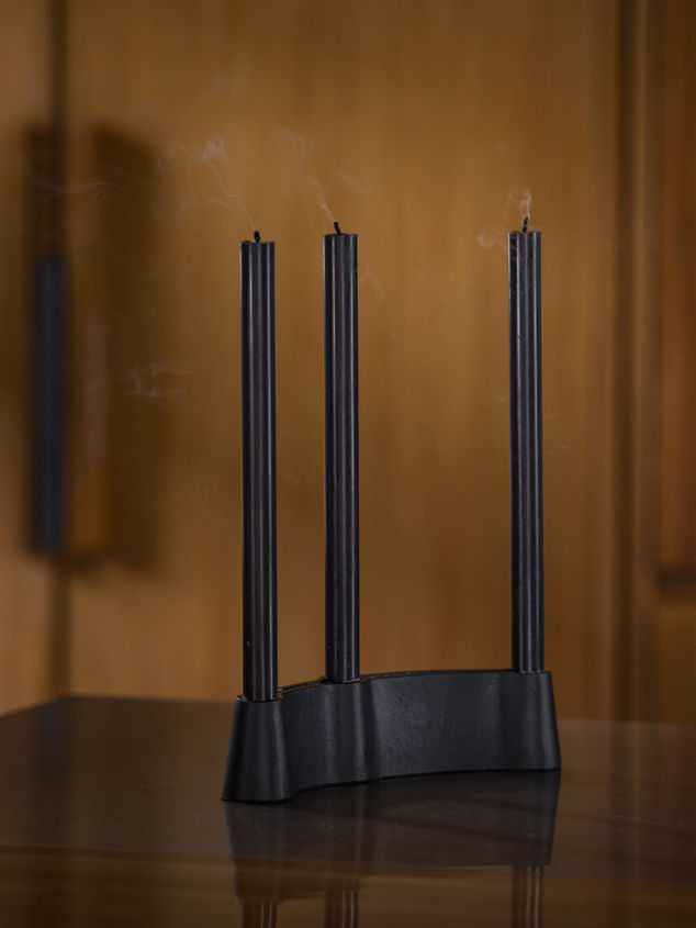 Channel Candle Holder