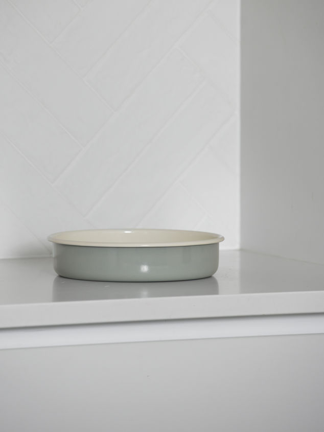 Enamel Round Baking Tray