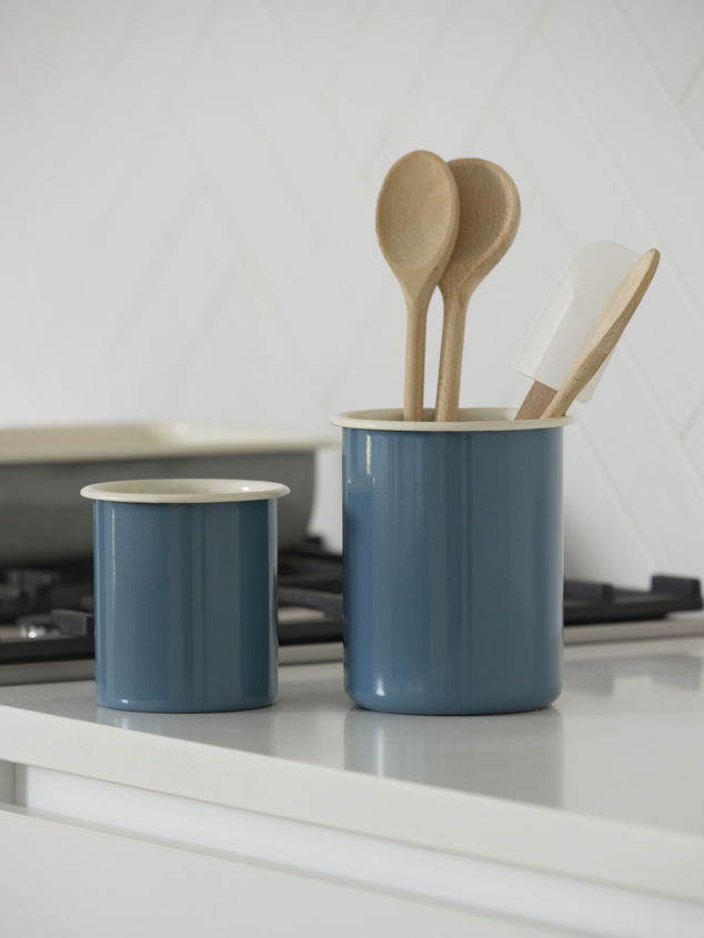 Enamel Utensil Holder