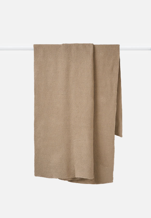 Purl Knit Throw