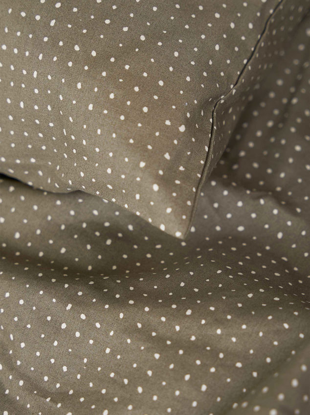 Inku Organic Cotton Linen Duvet Cover