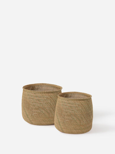 Iringa Open Weave Baskets Set of 2