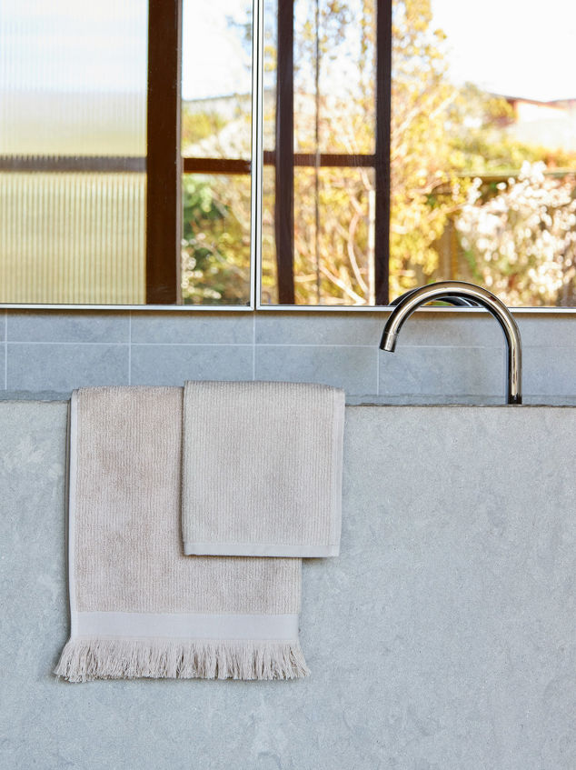 Ribbed Bath Towel Range