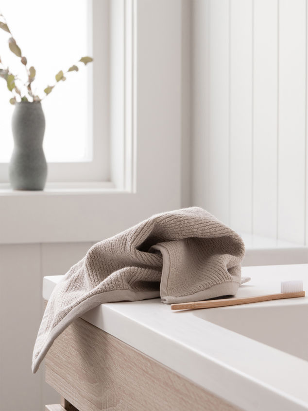 Ribbed Bath Towel Range