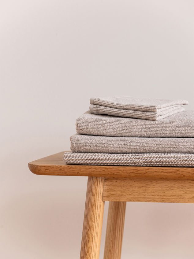 Ribbed Bath Towel Range
