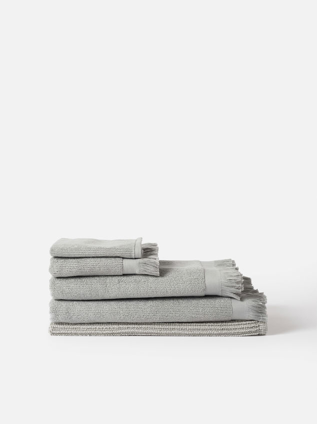 Ribbed Bath Towel Range