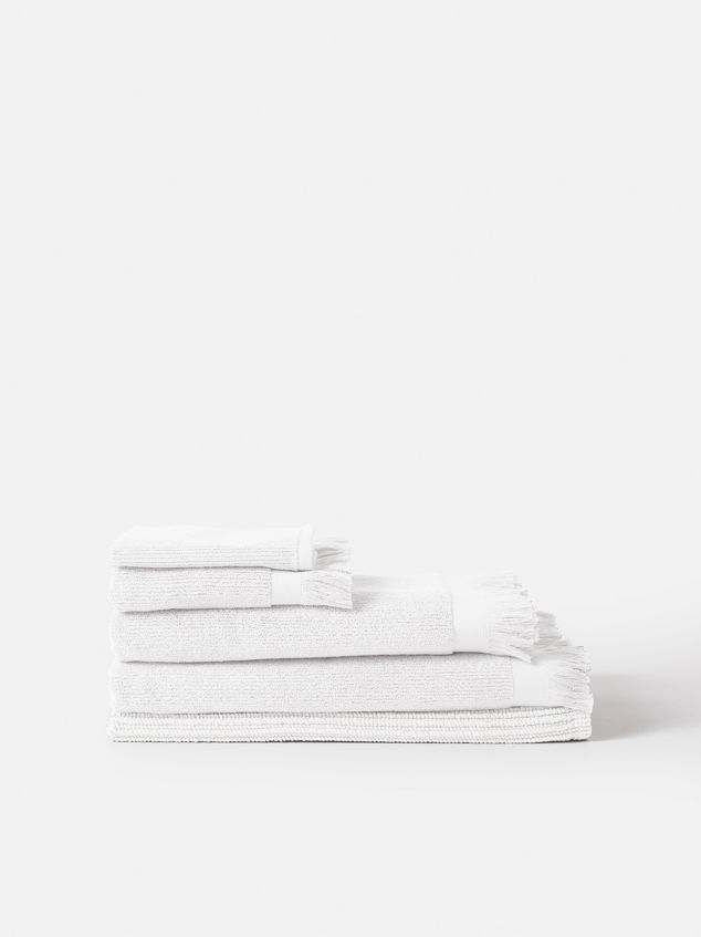 Ribbed Bath Towel Range