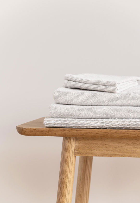 Ribbed Bath Towel Range