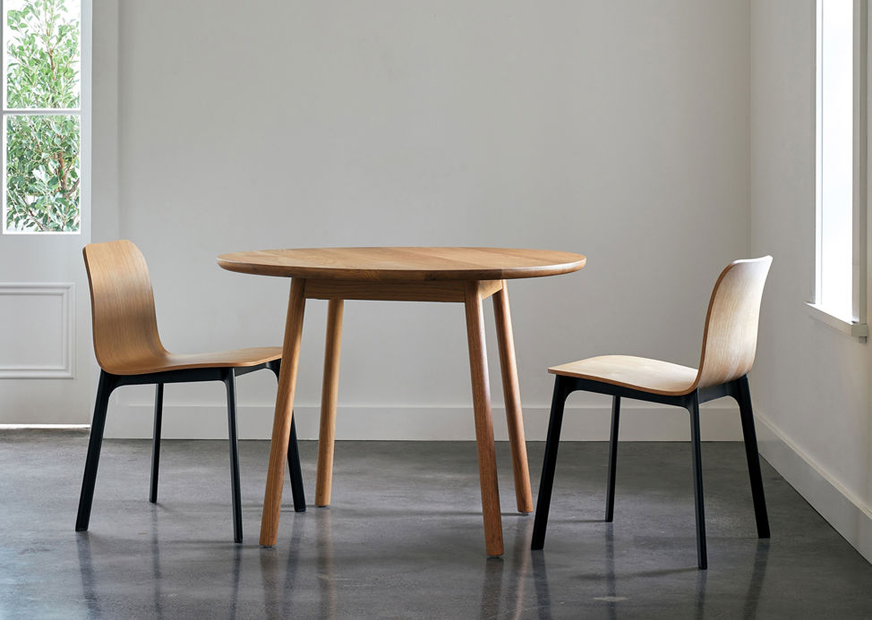 Radial Round Dining Table