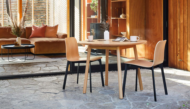 Radial Round Dining Table