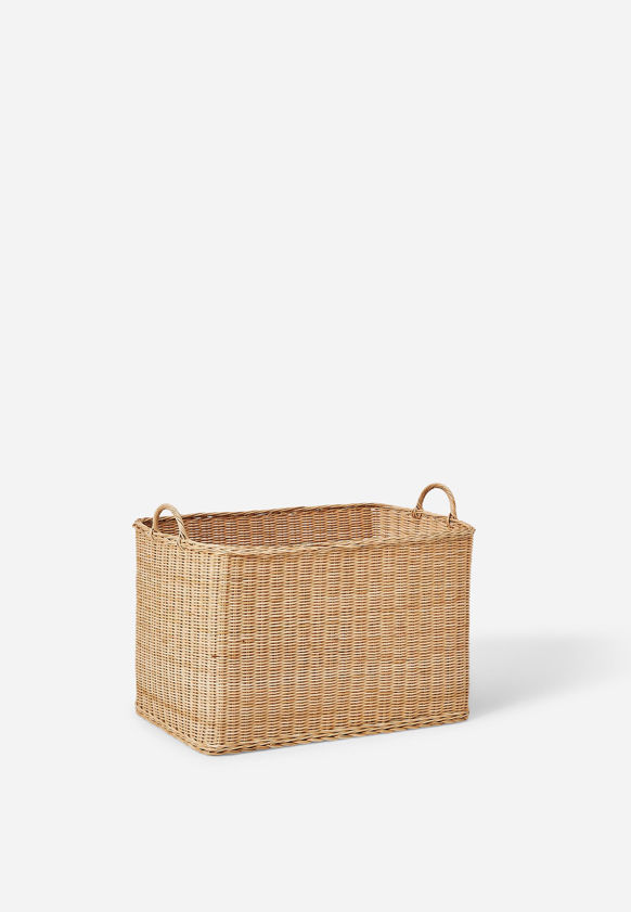 Rectangle Rattan Basket