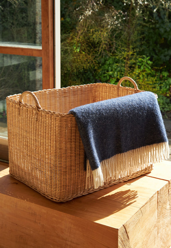 Rectangle Rattan Basket