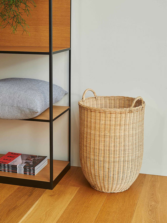 Round Rattan Laundry Basket