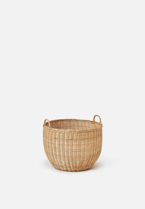 Round Rattan Basket