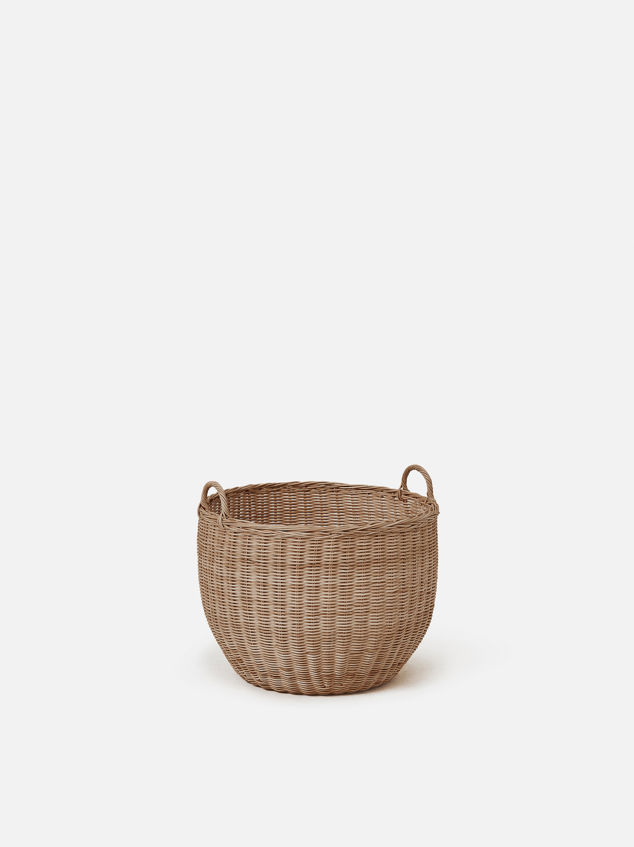 Round Rattan Basket
