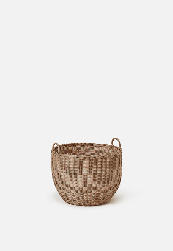 Round Rattan Basket