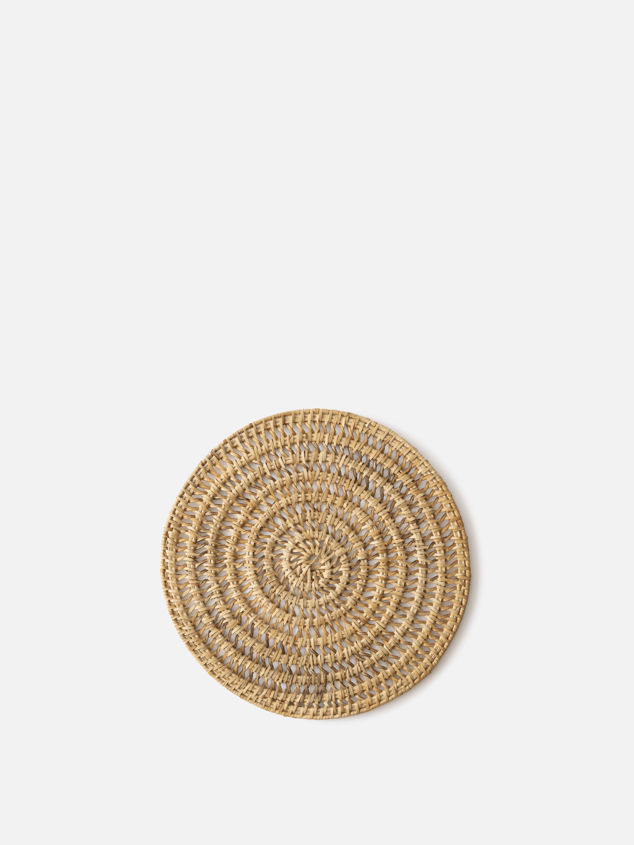 Rattan Round Placemat Set/4
