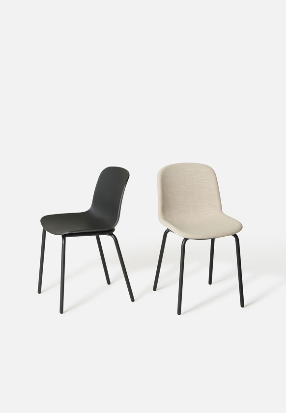 Acre Chair Upholstered Seat w/ Metal Base