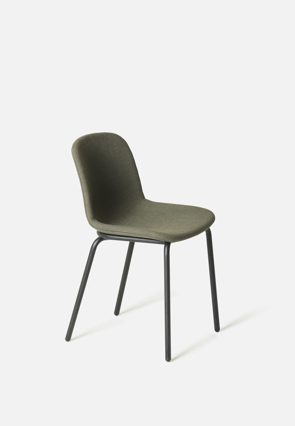 Acre Chair Upholstered Seat w/ Metal Base