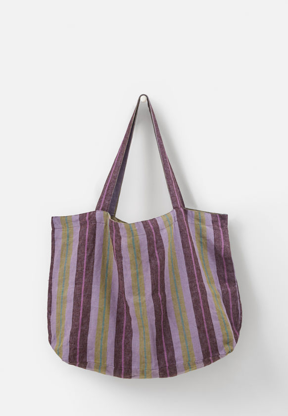 Biarritz Striped Market Bag