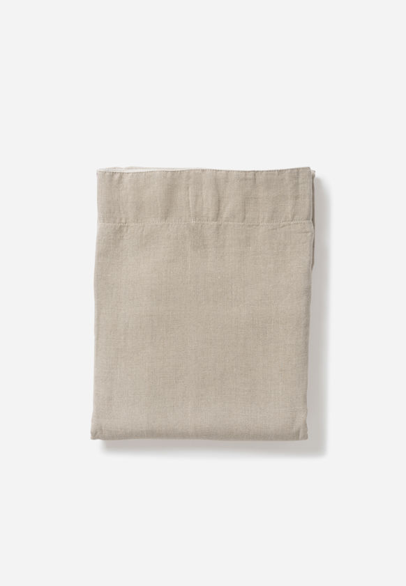 Wide Washed Linen Curtain