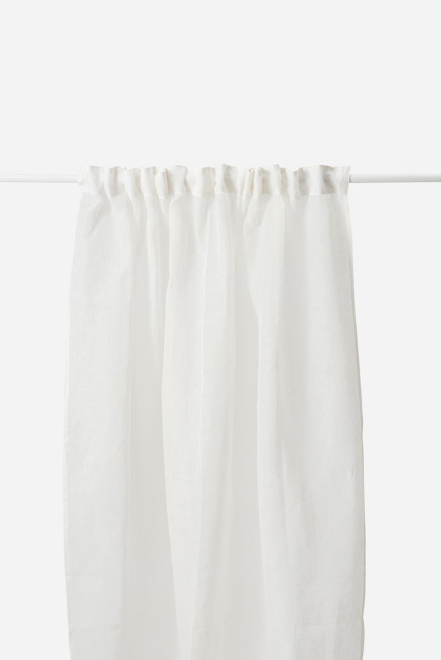 Wide Linen Voile Curtain