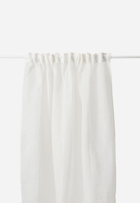 Wide Linen Voile Curtain