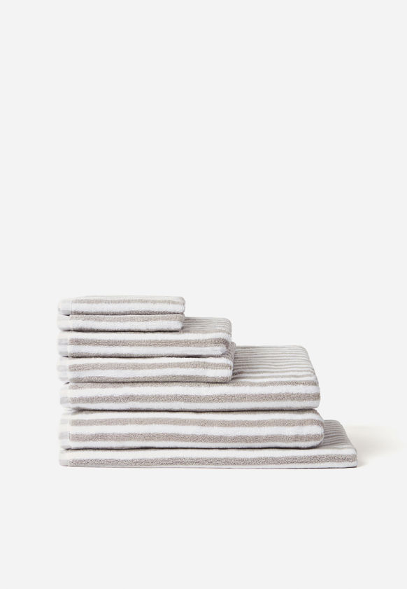 Wide Stripe Cotton Towel Bundle