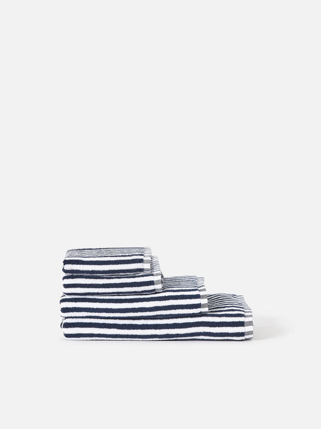 Wide Stripe Cotton Bath Towel Range