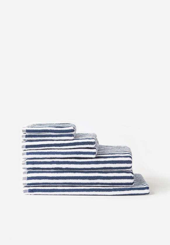 Wide Stripe Cotton Towel Bundle