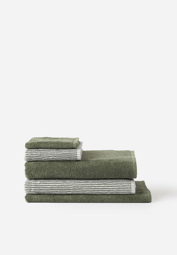Stripe Cotton Bath Towel Range