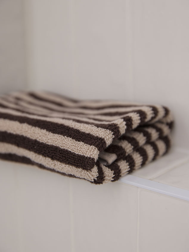 Wide Stripe Cotton Towel Range