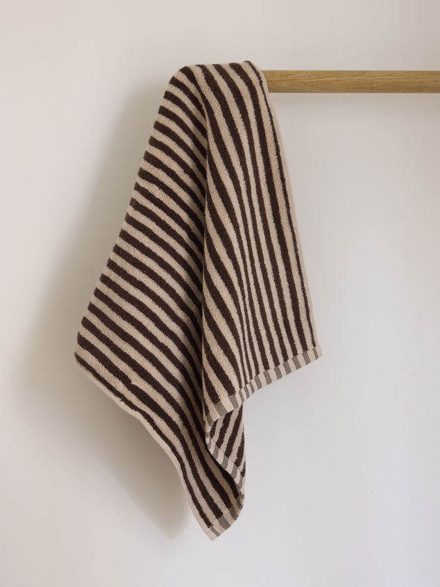 Wide Stripe Cotton Towel Range