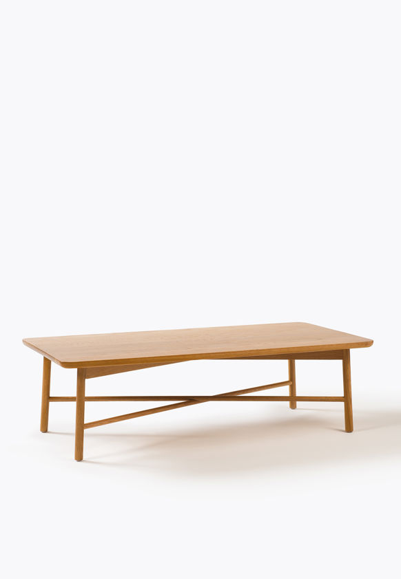 Radial Rectangular Coffee Table