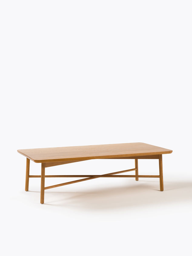 Radial Rectangular Coffee Table