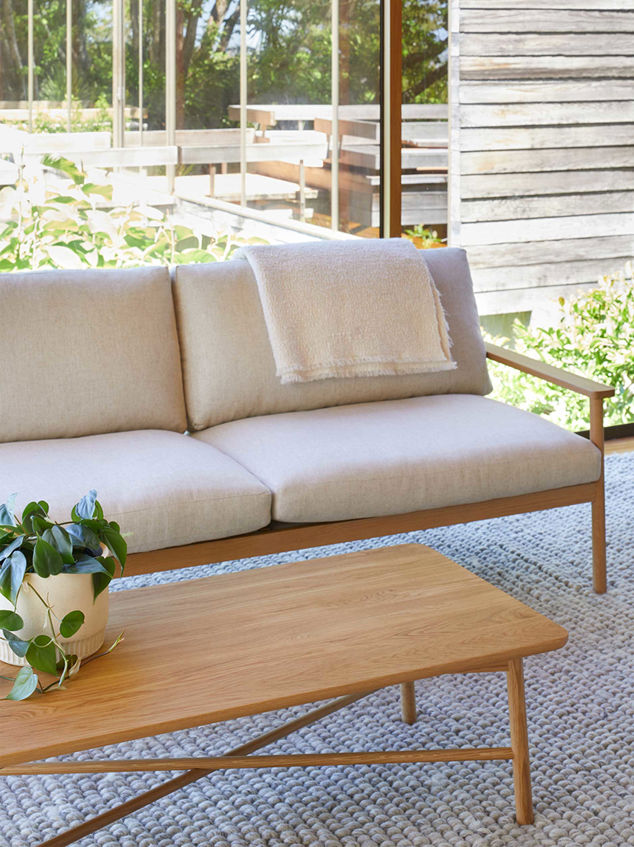 Radial Rectangular Coffee Table