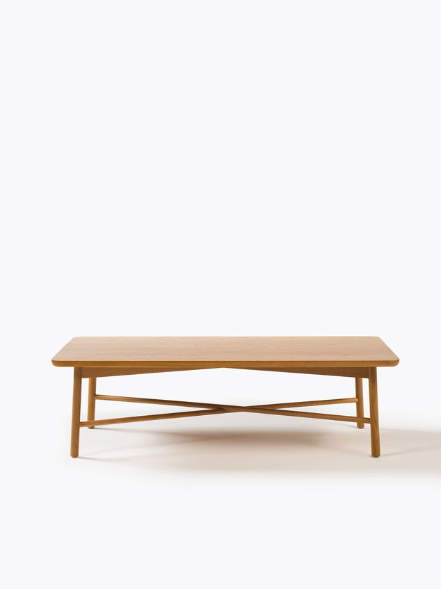 Radial Rectangular Coffee Table