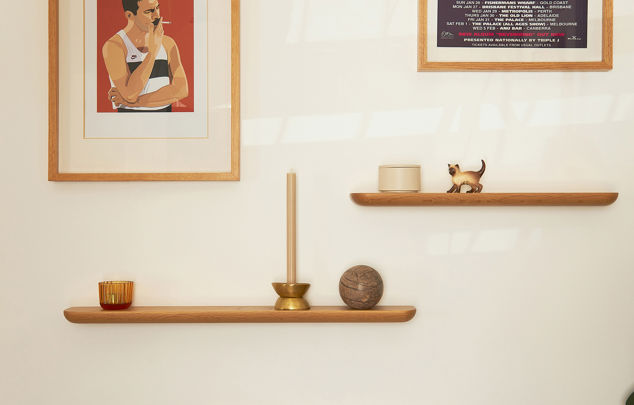 Radial Floating Shelf