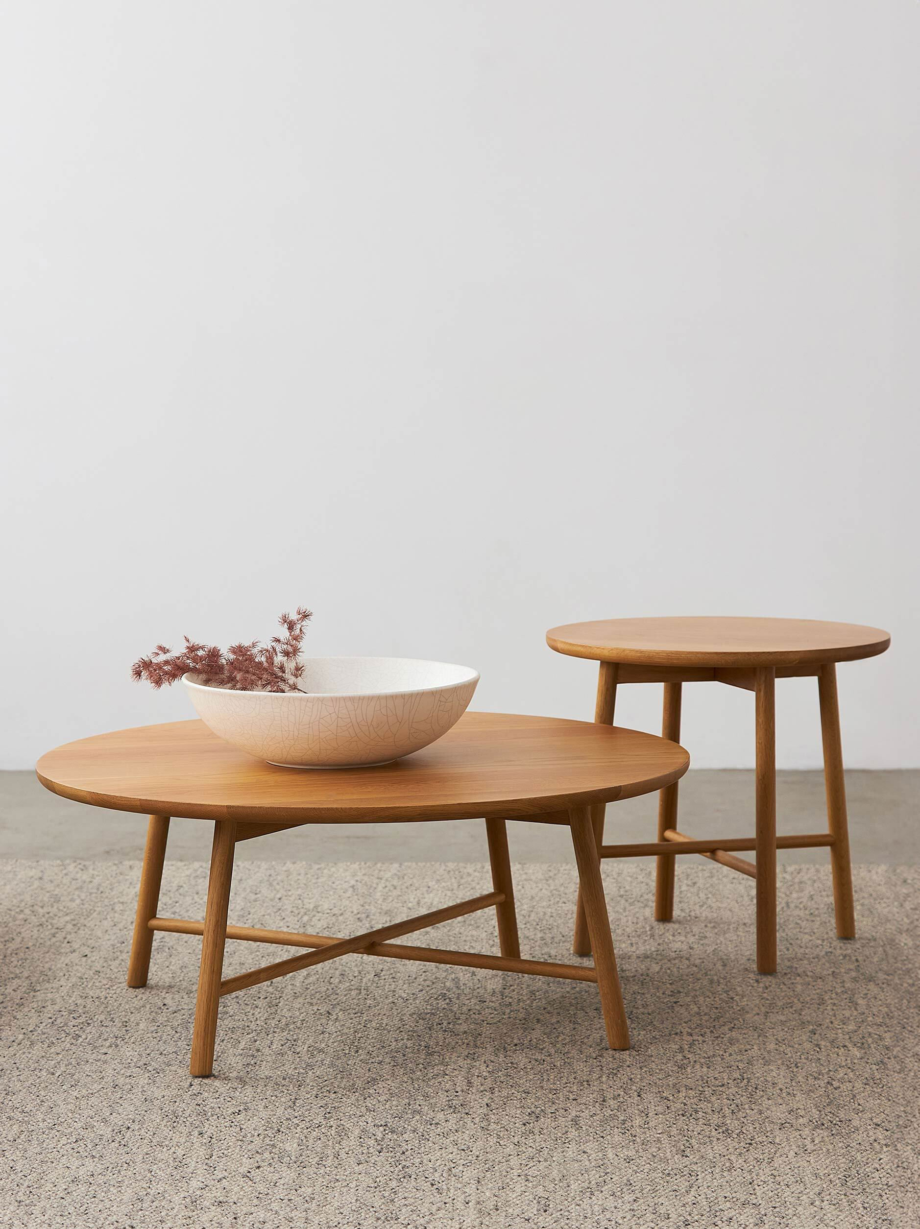 Radial Round Side Table